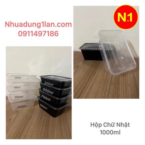 HỘP CHỮ NHẬT 1000ml